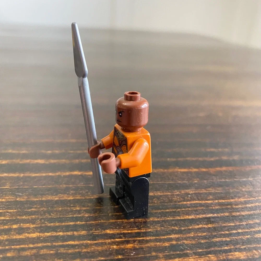 LEGO Okoye Minifigure Black Panther sh0476 76099 Marvel Super Heroes CMF Lot HTF